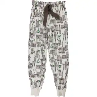 Walmart American Eagle Womens NYC Pajama Jogger Pants, Brown, X-Small offer
