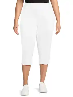 Walmart JMS Just My Size by Hanes Women’s Plus Size Millennium Capri Pants, Sizes 1X-4X offer