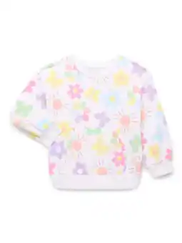 Walmart 365 Kids from Garanimals Girls Fleece Top with Long Sleeves, Sizes 4-10 offer