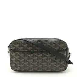 Walmart Pre-Owned GOYARD Goyard Cup Vert PM Shoulder Bag Pochette Coated Canvas Leather Black... (Good) offer