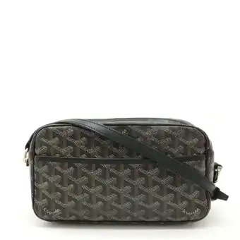 Walmart Pre-Owned GOYARD Goyard Cup Vert PM Shoulder Bag Pochette Coated Canvas Leather Black... (Good) offer