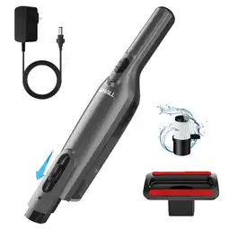 Walmart WHALL Cordless Handheld Vacuum Cleaner Portable, Powerful Suction, and LED Light for Home, Car offer