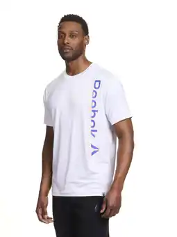 Walmart Reebok Men's & Big Men's Split Vertical Graphic T-shirt, Sizes XS-3XL offer