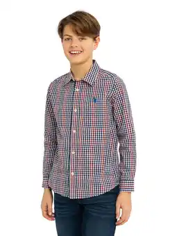 Walmart U.S. Polo Assn. Boys Long Sleeve Button Down Shirt, Sizes 4-18 offer