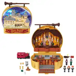 Walmart Polly Pocket Dolls and Playset, Collector Harry Potter Compact with 5 Dolls and 11 Accessories offer