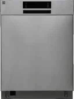 Walmart Kenmore 24” Built-In-Dishwasher w/ 3rd Rack & Turbo Dry-SS Pocket handle offer