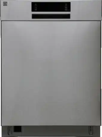 Walmart Kenmore 24” Built-In-Dishwasher w/ 3rd Rack & Turbo Dry-SS Pocket handle offer