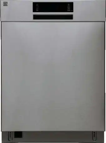 Walmart Kenmore 24” Built-In-Dishwasher w/ 3rd Rack & Turbo Dry-SS Pocket handle offer