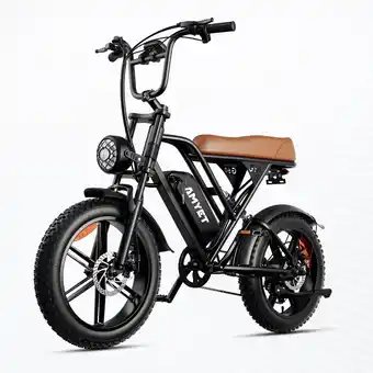 Walmart AMYET G60 Peak 1500W Electric Bike, 20 Fat Tire E-Mountain Bikes, 48V 20Ah Ebike for Adults UL2849 offer
