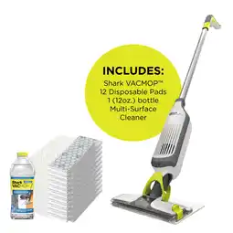 Walmart Shark VACMOP Cordless Hard Floor Vacuum Mop with Disposable VACMOP Pad VM200P12 offer