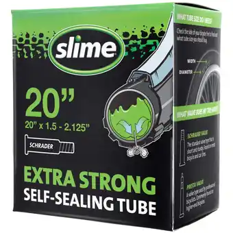 Walmart Slime Extra Strong Self-Sealing Bicycle Tube Schrader Valve 20 x 1.25-2.125 - 30049 offer