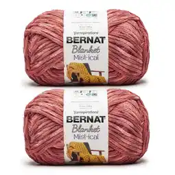 Walmart Bernat Blanket Mist-ical Super Bulky Polyester Yarn, Earthenware 10.5oz 220yd (2Pk) offer