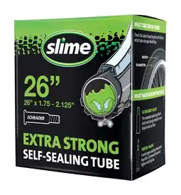 Walmart Slime Extra Strong Self-Sealing Bicycle Tube Schrader 26 x 1.75-2.125 Bike Inner Tube - 30045 offer