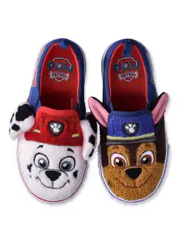 Walmart Paw Patrol Characters Toddler Kids Fleece Slip-On Sneakers offer
