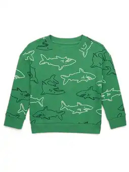 Walmart Wonder Nation Toddler Boys Fleece Graphic Top with Long-Sleeves, Sizes 12M-5T offer