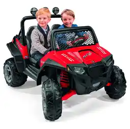 Walmart Peg Perego Polaris Ranger RZR 900 12-Volt Battery-Powered Ride-On, Red offer