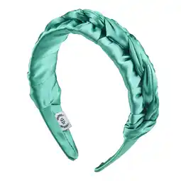 Walmart The Home Edit Braided Satin Headband, Vibrant Green offer