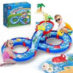 Walmart Vatos 61-Piece Toddler DIY Water Park Playset, Water Table for Kids Aged 3-7 offer