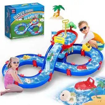 Walmart Vatos 61-Piece Toddler DIY Water Park Playset, Water Table for Kids Aged 3-7 offer