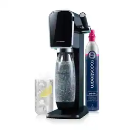 Walmart SodaStream Art (Black) Sparkling Water Maker with CO2 and Carbonating Bottle offer