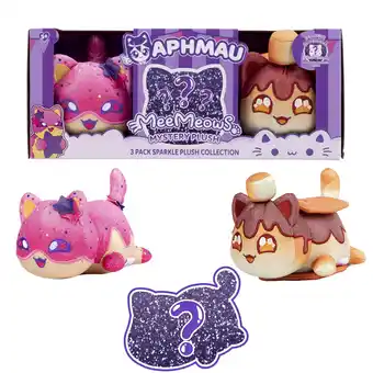 Walmart Aphmau 6 inch MeeMeow Plush Toy 3-Pack, Carnival Treats Surprise Box Ages 5+ offer