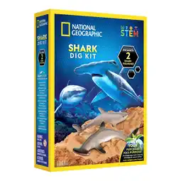 Walmart National Geographic Shark Dig Kit Science Set for Child Ages 8 Years and up offer