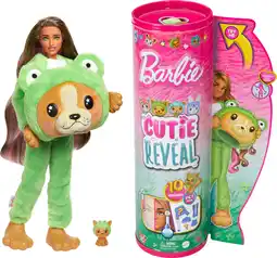 Walmart Barbie Cutie Reveal Costume-Themed Series Doll & Accessories with 10 Surprises, Puppy as Frog offer