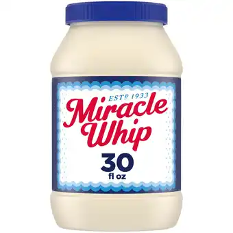 Walmart Miracle Whip Mayo-like Dressing, for a Keto and Low Carb Lifestyle, 30 fl oz Jar offer