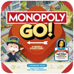 Walmart Monopoly GO! Board Game, Inspired by the Popular Mobile Board Game, 15 Mins., Family Games, Ages 8+ offer