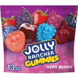 Walmart Jolly Rancher Gummies Very Berry Assorted Fruit Flavored Candy, Resealable Bag 13 oz offer