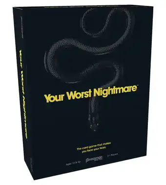 Walmart Pressman Your Worst Nightmare Card Game - Face Your Fears as You Rank Others' Fears! offer