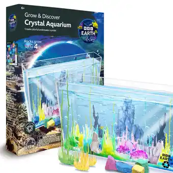 Walmart BBC Earth Grow & Discover Crystal Aquarium, Boys and Girls, Child, Ages 6+ offer