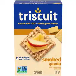Walmart Triscuit Smoked Gouda Whole Grain Wheat Crackers, 8.5 oz offer