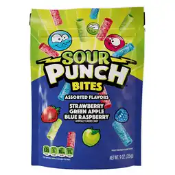 Walmart Sour Punch Bites Assorted Flavors Candy, 9oz Resealable Bag offer