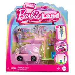 Walmart Barbie Mini BarbieLand Doll & Vehicle Set with 1.5-inch Doll & Convertible Car with Color-Change offer