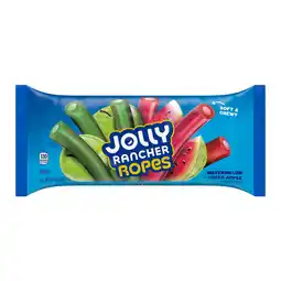 Walmart Jolly Rancher Ropes Watermelon and Green Apple Flavored Candy, Bag 10 oz offer