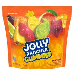 Walmart JOLLY RANCHER Gummies Tropical Fruit Flavored Candy Bag, 13 oz offer