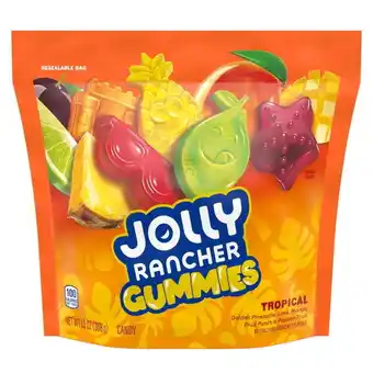 Walmart JOLLY RANCHER Gummies Tropical Fruit Flavored Candy Bag, 13 oz offer