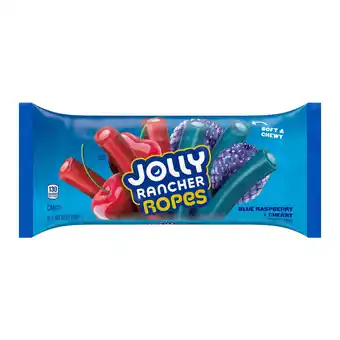 Walmart Jolly Rancher Ropes Blue Raspberry and Cherry Flavored Candy, Bag 10 oz offer