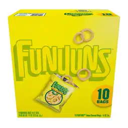 Walmart Funyuns Onion Ring Flavored Snack Chips, 10 Count Multipack offer