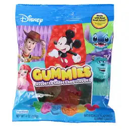 Walmart Frankford Disney Gummies in Assorted Shapes and Fruit Flavors, 4 Ounces offer
