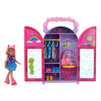 Walmart Barbie Chelsea Doll & Closet Toy Playset with Clothes & Accessories, Foldable Set for On-The-Go Play offer
