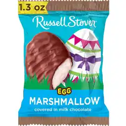 Walmart RUSSELL STOVER Easter Marshmallow Milk Chocolate Easter Egg, 1.3 oz. (Pack of 18) offer