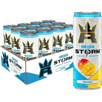 Walmart Reign Storm Clean Energy Mango Cans, 12 Oz Can offer