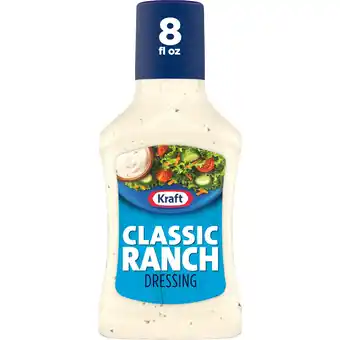 Walmart Kraft Classic Ranch Dressing, 8 fl oz Bottle offer
