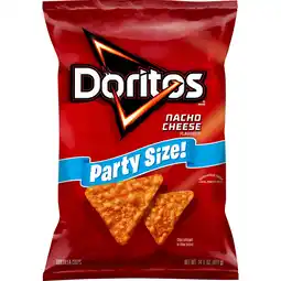 Walmart Doritos Nacho Cheese Tortilla Snack Chips,Party Size, 14.5 Ounce Bag offer