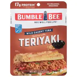Walmart Bumble Bee Teriyaki seasoned Tuna, Ready to Eat, 17g of Protein, 2.5 oz. Pouch offer