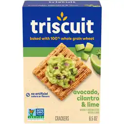 Walmart Triscuit Avocado, Cilantro & Lime Whole Grain Wheat Crackers, 8.5 oz offer