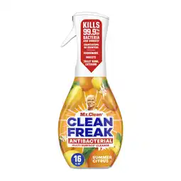 Walmart Mr. Clean Clean Freak All Purpose Cleaner Spray, Multi-Surface Cleaning, AB Citrus, 16oz offer