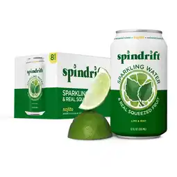 Walmart Spindrift Sparkling Water Nojito, Lime and Mint No sugar added offer